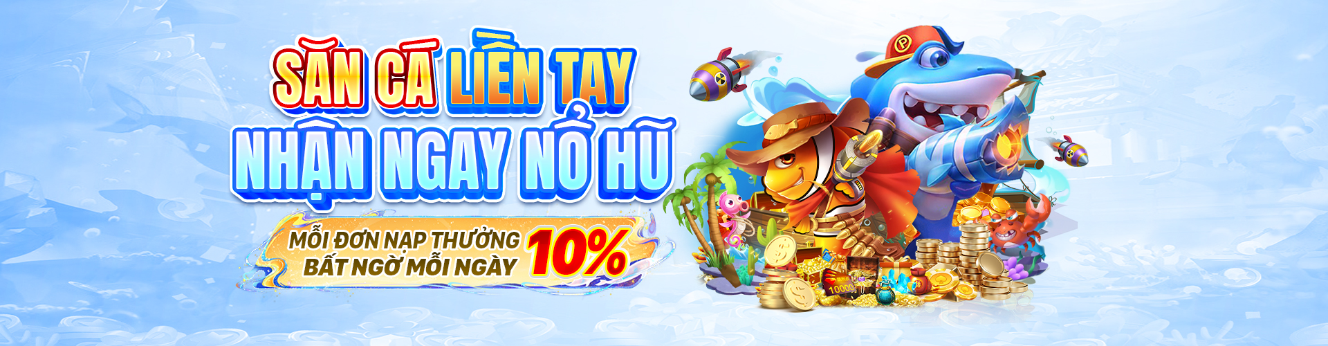 Banner giới thiệu game đổi thưởng uy tín với ưu đãi đăng nhập tặng 188k